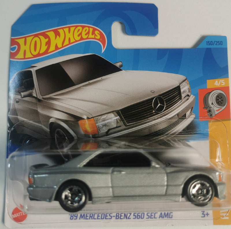 Hot Wheels '89 Mercedes Benz 560 Sec AMG 1:64 Scale Die Cast