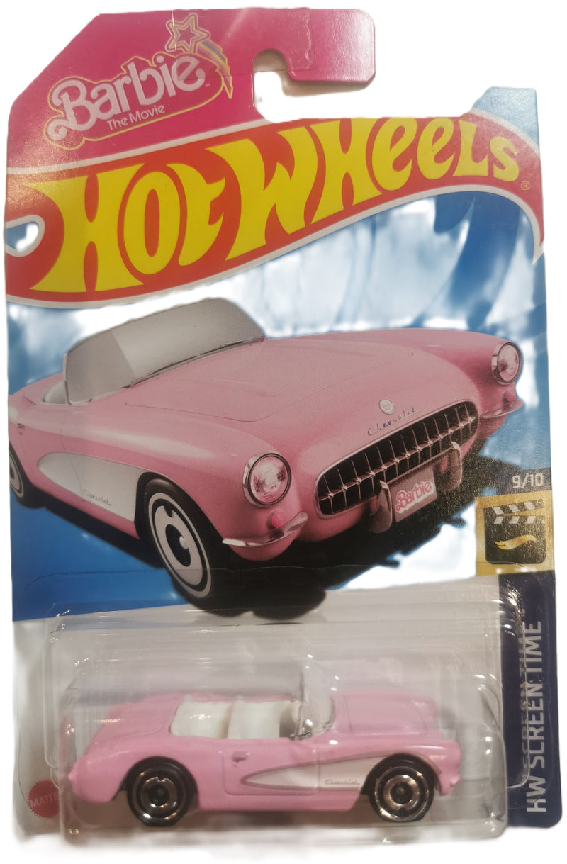 Hot Wheels Barbie 1956 Corvette 1:64 Scale Die Cast