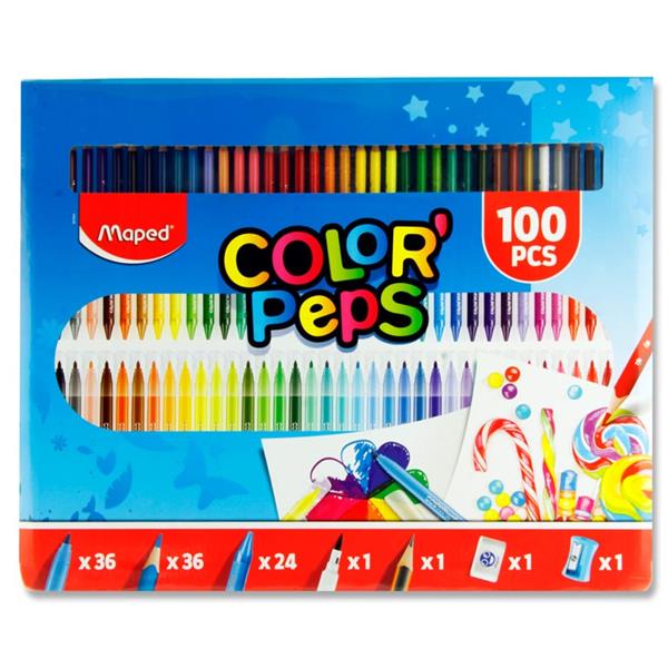 Maped Creative 100 Piece Color'peps Colouring Kit