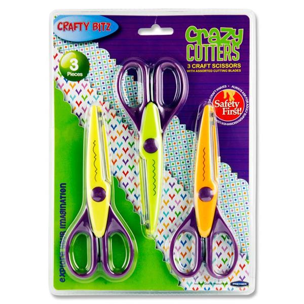 Crafty Bitz Card 3 Crazy Cutters Craft Scissors