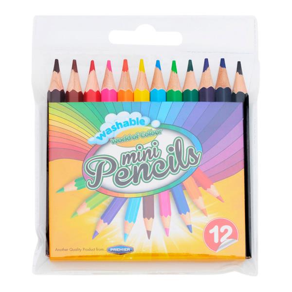 World of Colour Wallet 12 Half Size Colouring Pencils