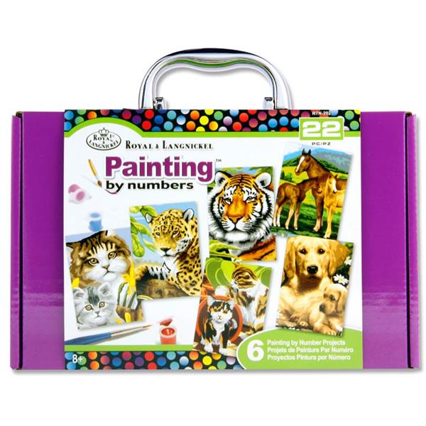 Royal & Langnickel Mini 22pce Painting By Numbers Box Set - Purple