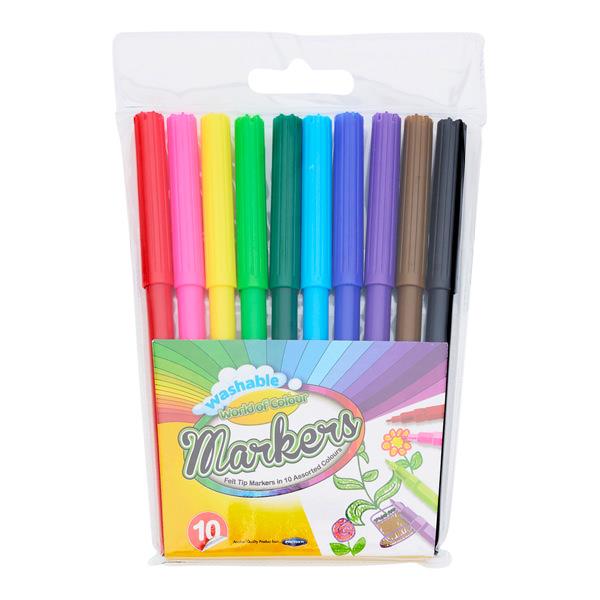 World of Colour Pkt.10 Felt Tip Markers