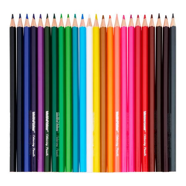 World of Colour Wallet 24 Full Size Colouring Pencils