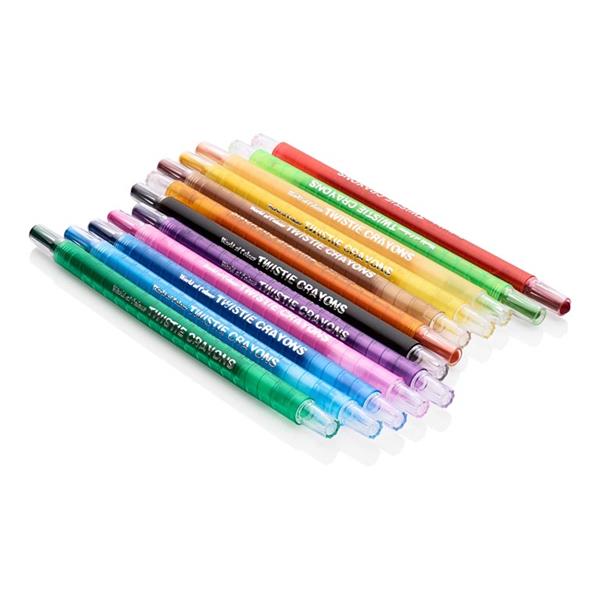 World of Colour Pack of 12 Twisties Crayons