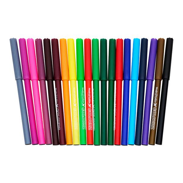 World of Colour Pack of 20 Felt Tip Markers