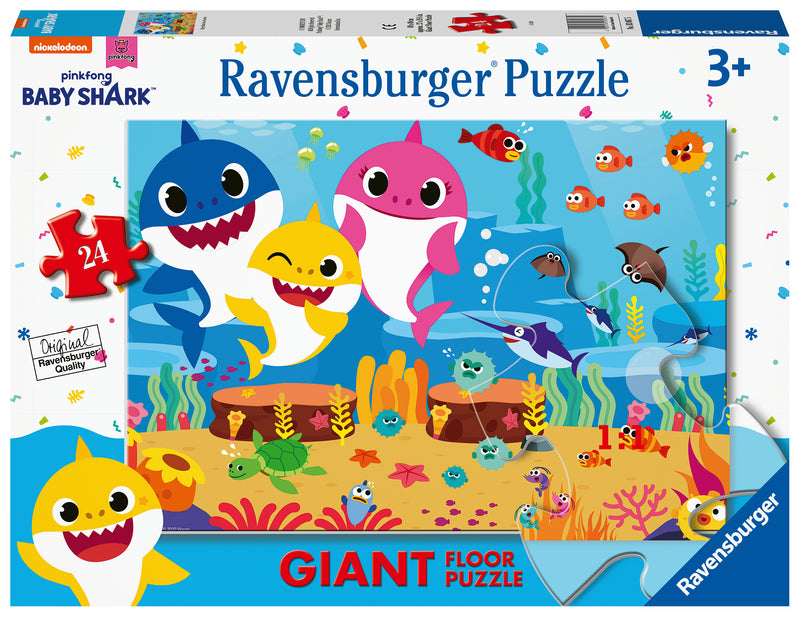 Baby Shark, 24 piece Giant Floor Jigsaw Puzzle