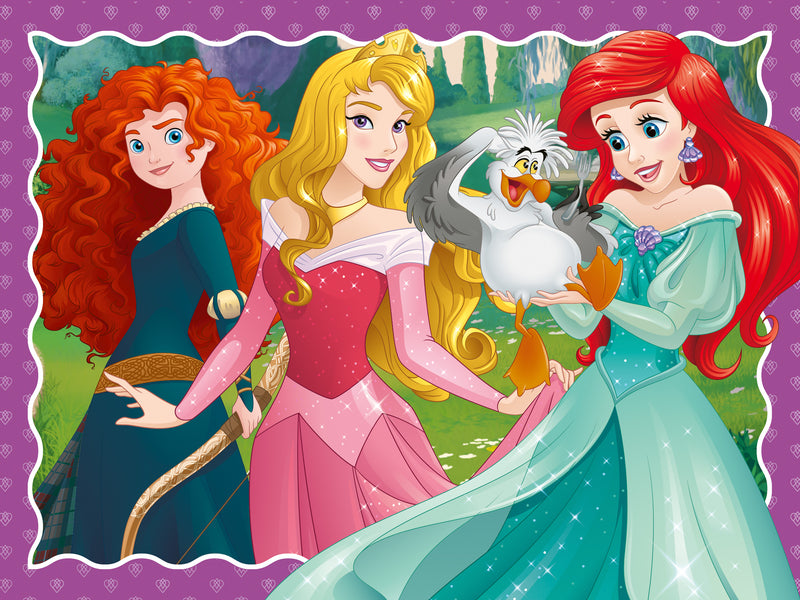 Disney Princess 4 in a box (12, 16, 20, 24 piece) Jigsaw Puzzles