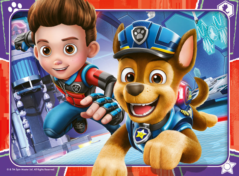 Paw Patrol The Movie 4 in a Box (12, 16, 20, 24 piece) Jigsaw Puzzles