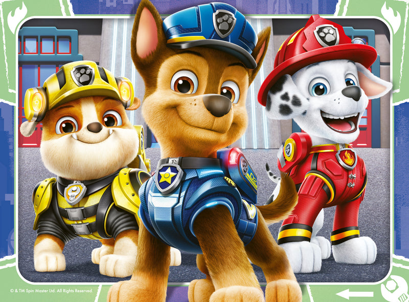 Paw Patrol The Movie 4 in a Box (12, 16, 20, 24 piece) Jigsaw Puzzles