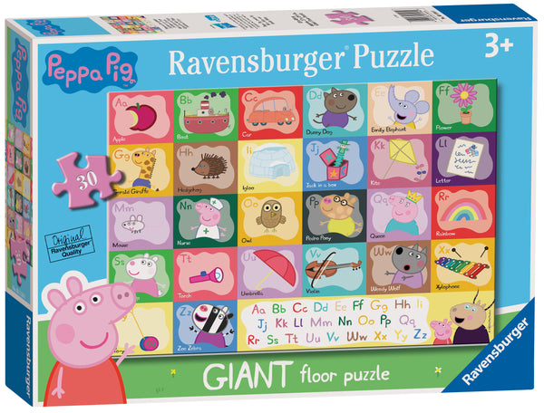 Peppa Pig Alphabet, 24 piece Giant Floor Jigsaw Puzzle