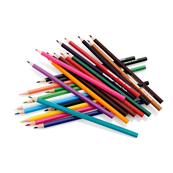 World of Colour Wallet 24 Full Size Colouring Pencils