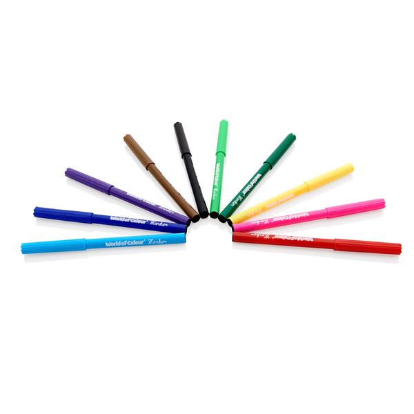 World of Colour Pkt.10 Felt Tip Markers