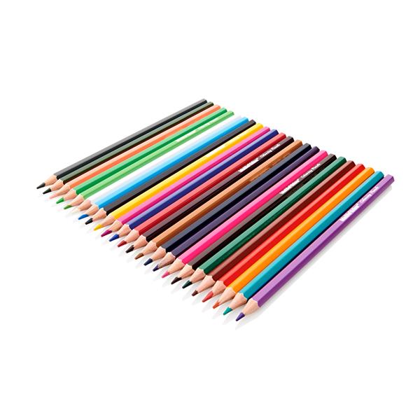 World of Colour Wallet 24 Full Size Colouring Pencils