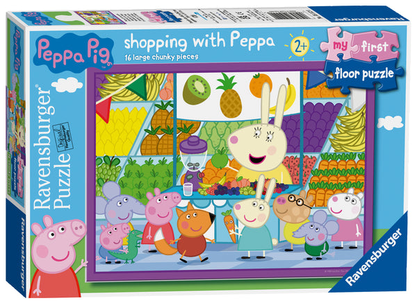 Peppa Pig My First Floor Puzzle, 16 piece Shopping Jigsaw Puzzle