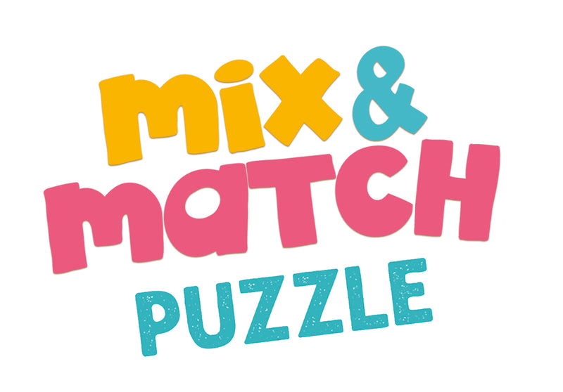 Monsters Mix & Match Jigsaw Puzzle 3x 24 piece