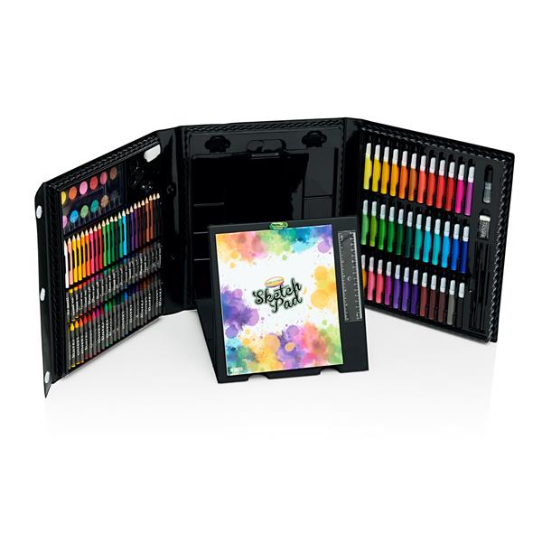 World of Colour 140pce Pop-up Easel Art Set