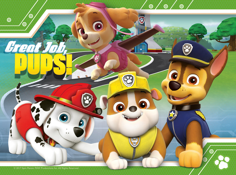 Paw Patrol 4 in a Box (12, 16, 20, 24 piece) Jigsaw Puzzles - Refresh