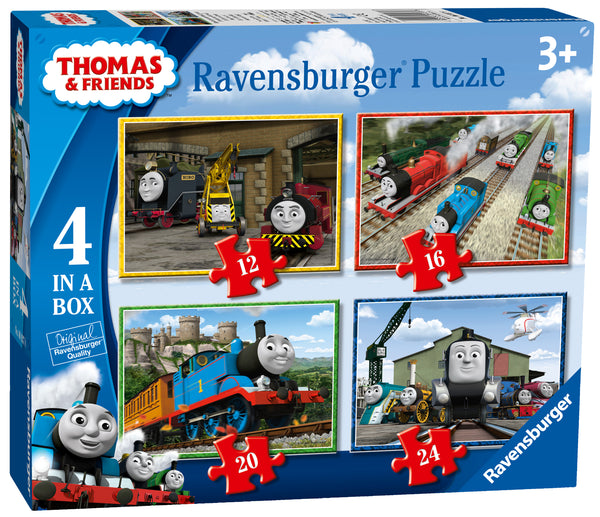 Thomas & Friends 4 in a Box (12, 16, 20, 24 piece) Jigsaw Puzzles