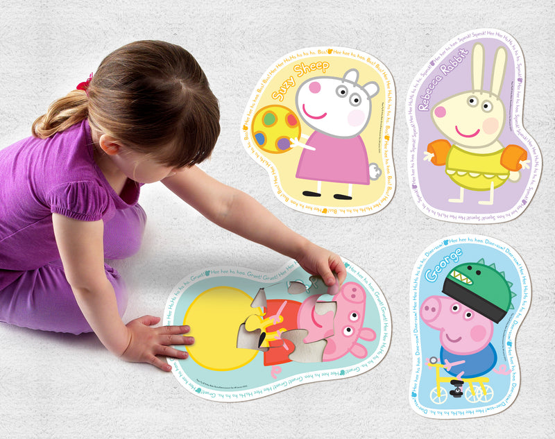 Peppa Pig Four Large Shaped Jigsaw Puzzles