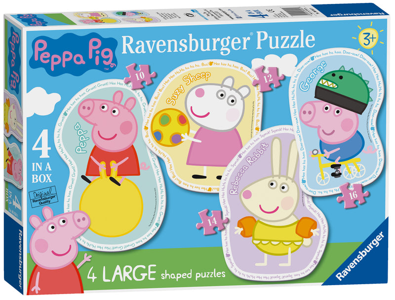 Peppa Pig Four Large Shaped Jigsaw Puzzles