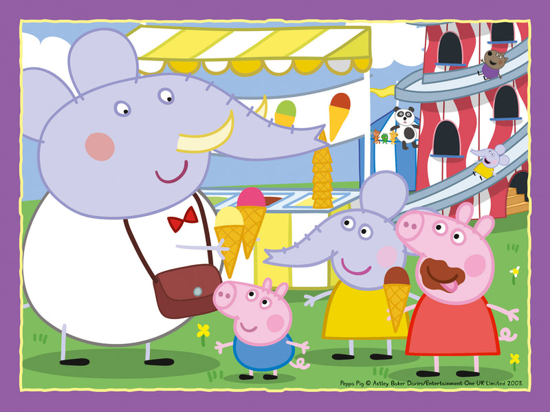 Peppa Pig 4 in a Box Jigsaw Puzzle