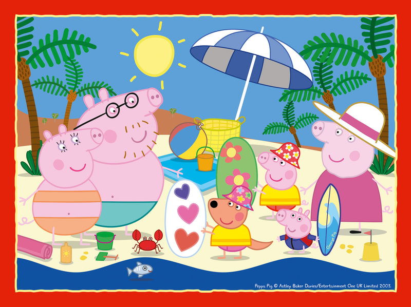 Peppa Pig 4 in a Box Jigsaw Puzzle