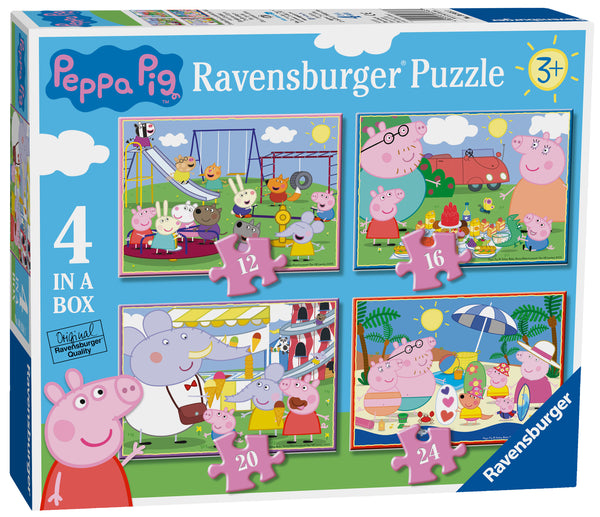 Peppa Pig 4 in a Box Jigsaw Puzzle