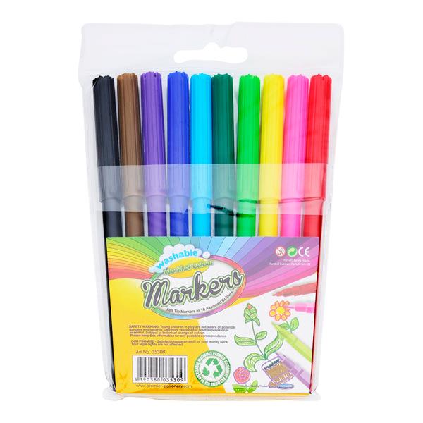 World of Colour Pkt.10 Felt Tip Markers