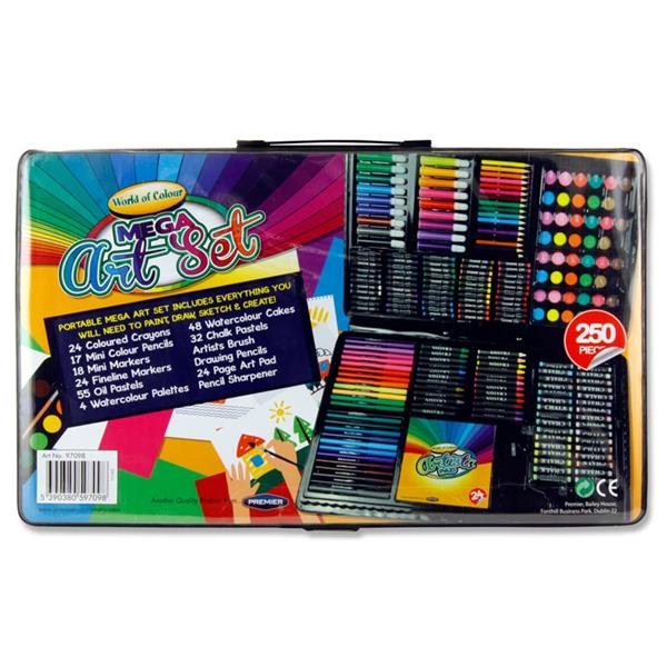 World of Colour 250pce Mega Art Set