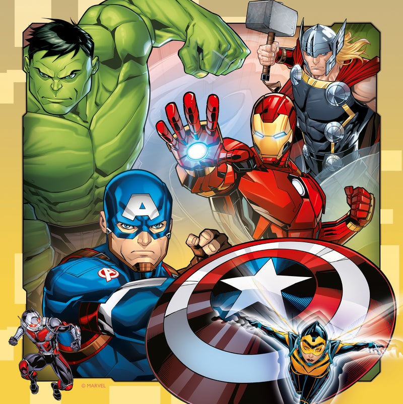 Marvel Avengers Assemble, 3x 49 piece Jigsaw Puzzles