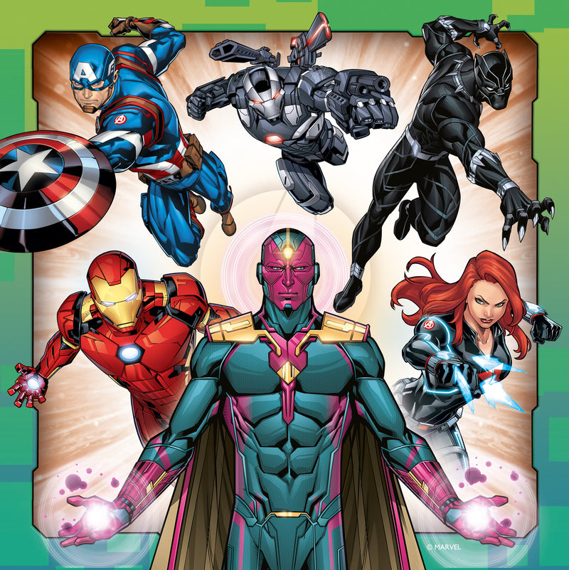 Marvel Avengers Assemble, 3x 49 piece Jigsaw Puzzles