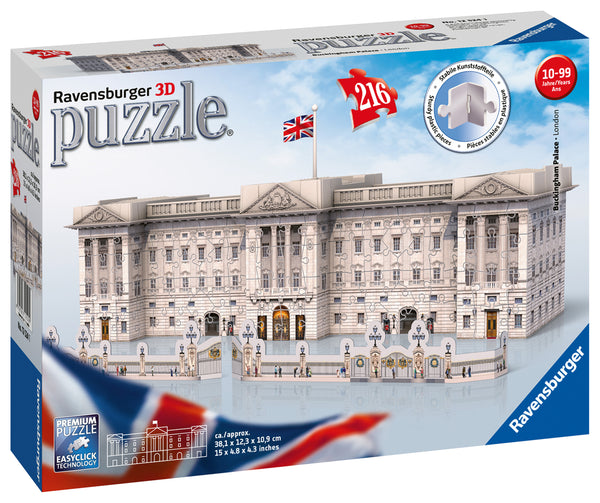 Buckingham Palace, 216 piece 3D Jigsaw Puzzle