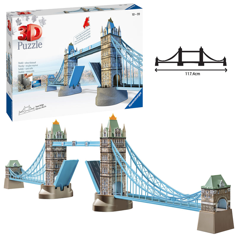 Tower Bridge of London, 216 piece 3D Jigsaw Puzzle