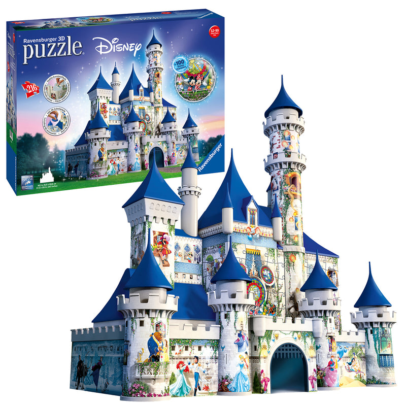 Disney Castle, 216 piece 3D Jigsaw Puzzle