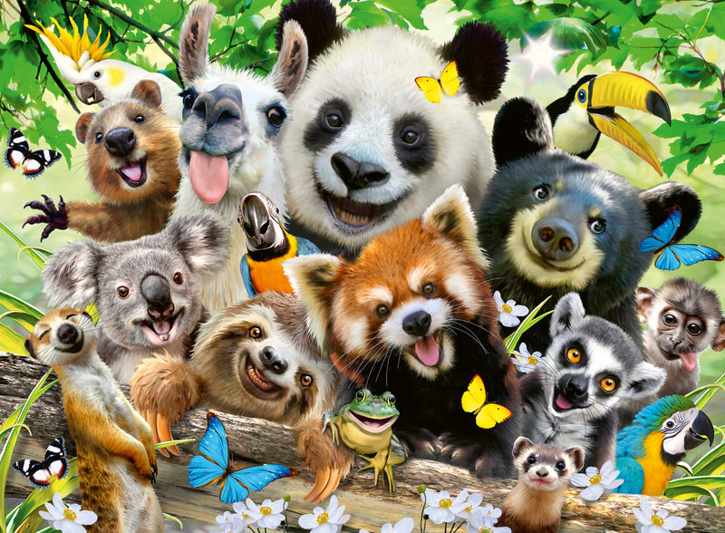 Wildlife Selfie XXL 300 piece Jigsaw Puzzle