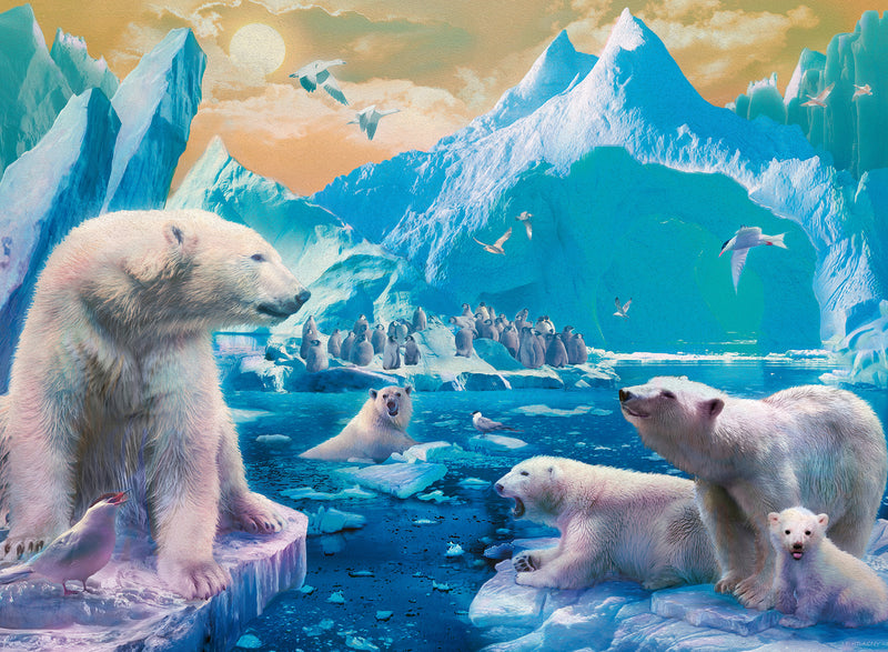 Polar Bear Kingdom XXL 300 piece Jigsaw Puzzle