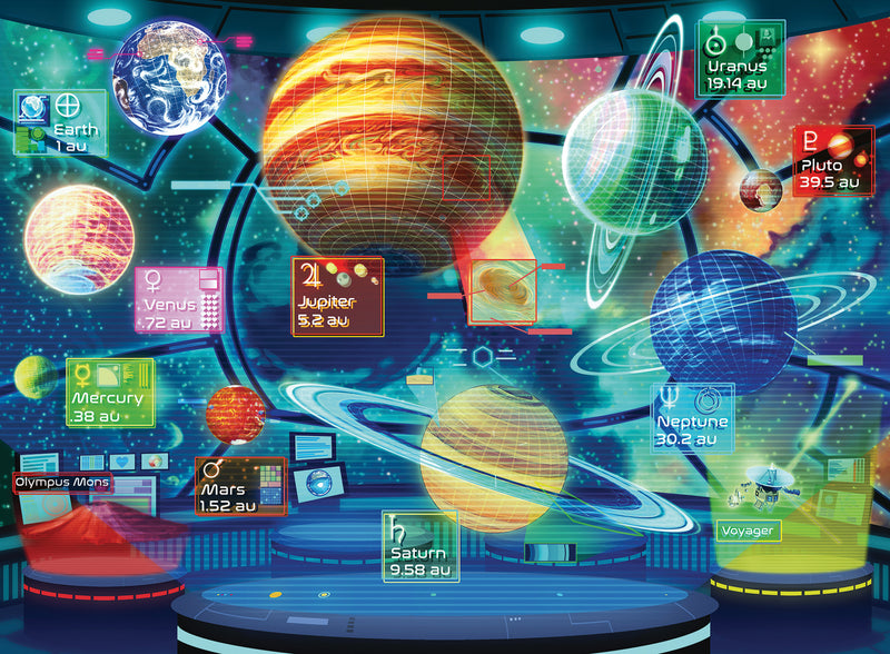 Planets Holograms XXL 300 piece Jigsaw Puzzle