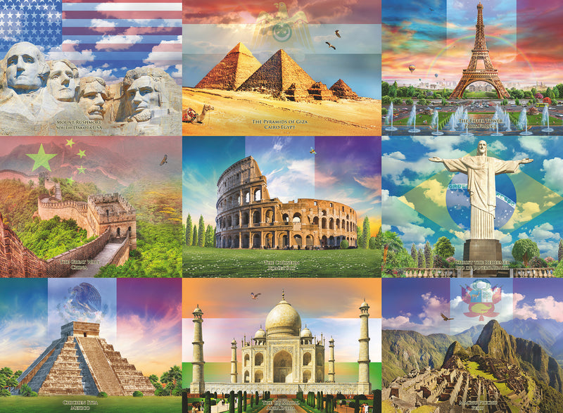 Monuments of the World XXL 200 Piece Jigsaw Puzzle