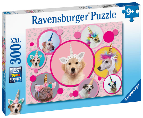 Unicorn Dogs XXL 300 Piece Jigsaw Puzzlw