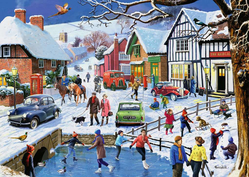 Ravensburger Leisure Days No.3 – The Winter Village, 1000 piece Jigsaw Puzzle