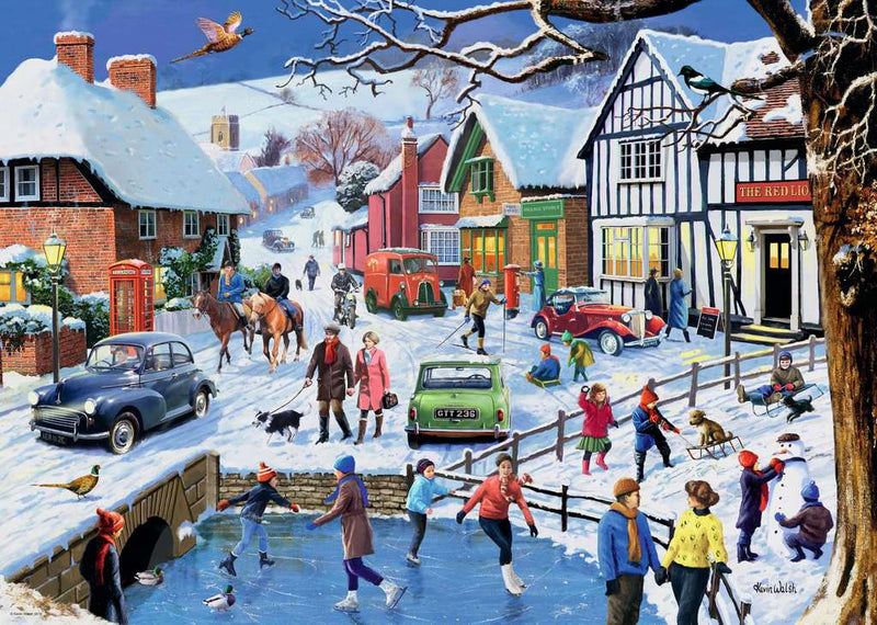 Ravensburger Leisure Days No.3 – The Winter Village, 1000 piece Jigsaw Puzzle