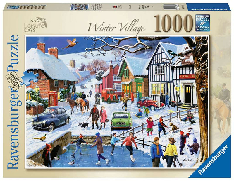 Ravensburger Leisure Days No.3 – The Winter Village, 1000 piece Jigsaw Puzzle