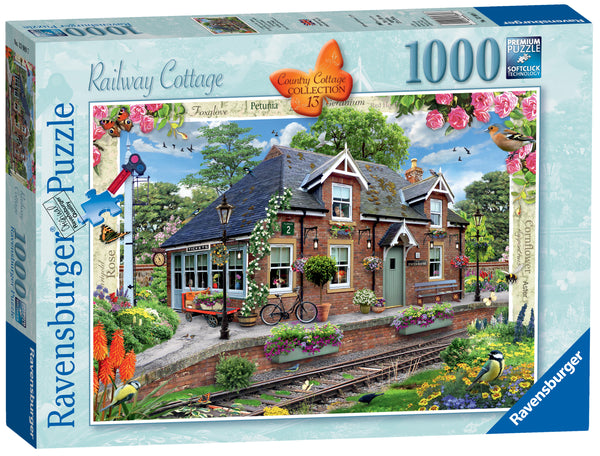 Ravensburger Country Cottage Collection No.13 - Railway Cottage, 1000 piece Jigaw Puzzle