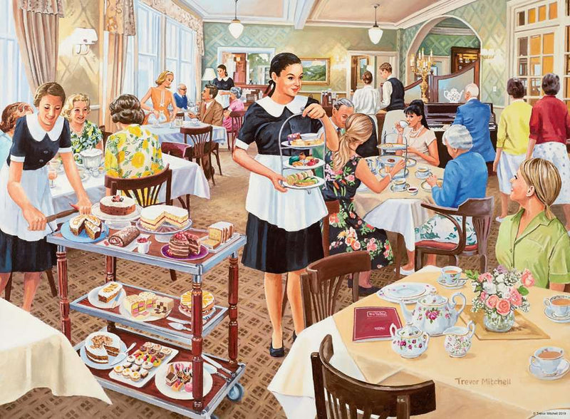 Happy Days at Work No.16 - The Waitress 500 piece Jigsaw Puzzle