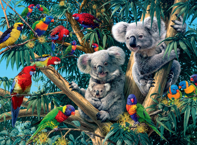 Koalas in a Tree 500 piece Jigsaw Puzzle