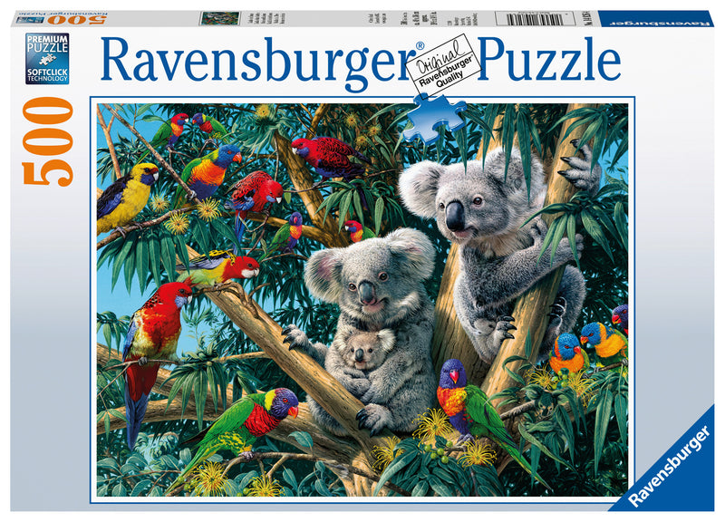 Koalas in a Tree 500 piece Jigsaw Puzzle