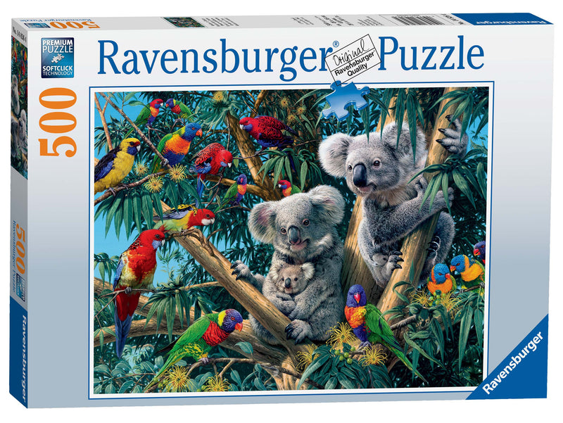 Koalas in a Tree 500 piece Jigsaw Puzzle