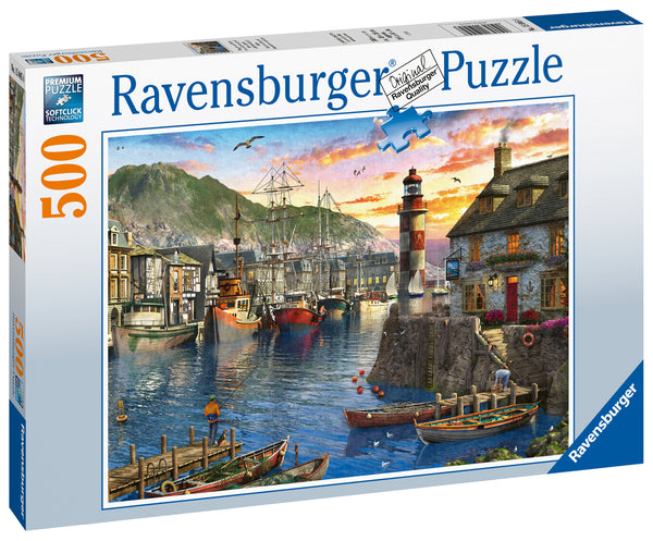 Sunrise at the Port 500 piece Jigsaw Puzzle