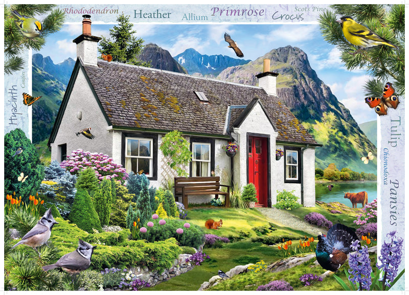 Ravensburger Country Cottage Collection No.12 - Lochside Cottage, 1000 piece Jigaw Puzzle